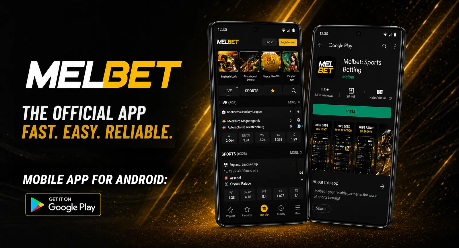 Melbet app para sa Android at iOS na may APK download