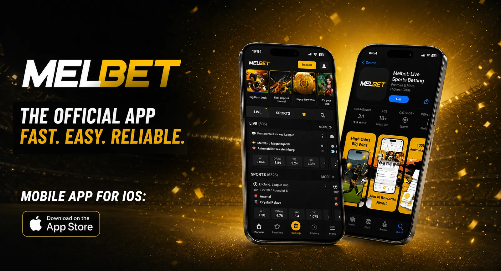 Melbet official app para sa iOS at iPhone