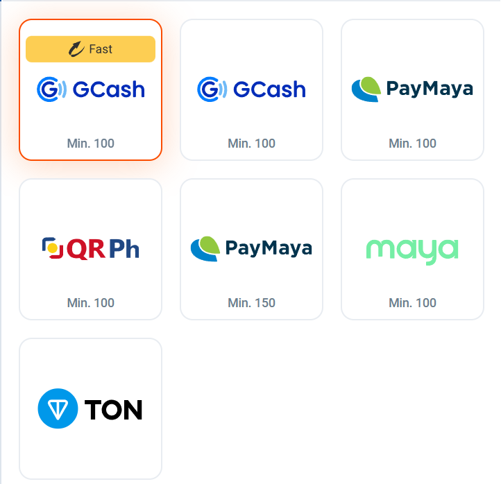 Mga paraan ng pagbabayad sa Mostbet Philippines: GCash Fast, GCash, PayMaya, QR Ph, Maya at TON, minimum 100