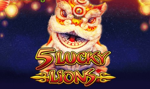Screenshot ng laro na 5 Lucky Lions mula sa Habanero